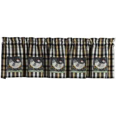 My Little White Hen Decorative Valance 14